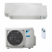 Condizionatore Daikin Perfera All Seasons dual split 12000+12000 BTU inverter A+++ wifi unità esterna 5 kW