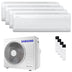 Condizionatore Samsung Windfree Elite S2 quadri split 7000+7000+7000+9000 BTU inverter A++ wifi unità esterna 8 kW