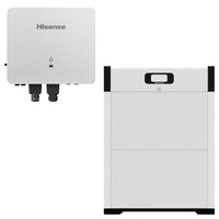 Kit fotovoltaico Hisense Hi-Mini Inverter 5 kW + batterie di accumulo 10 kW - MONOFASE