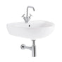 Lavabo Geberit Colibrì 60 cm monoforo sospeso bianco lucido Geberit