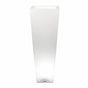 Vaso luminoso Arkema Quadro 102 SL in resina LLDPE quadrato 102 cm Arkema