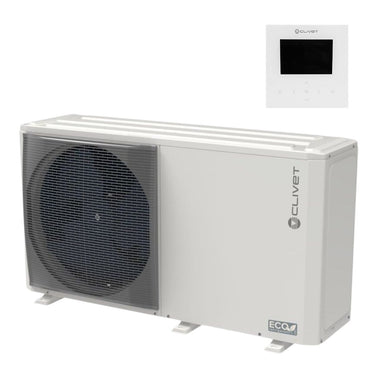 Pompa di calore aria acqua Clivet Edge F 12kW R290 WiFi A+++ - MONOFASE MONOBLOCCO