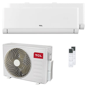 Condizionatore TCL BreezeIN P5 dual split 12000+18000 BTU inverter A++ wifi unità esterna 7.9 kW