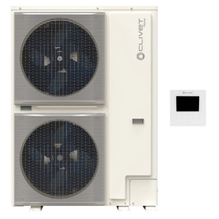 Pompa di calore aria acqua Clivet Edge EVO 2.0 EXC 22 kW inverter WiFi A+++ - MONOBLOCCO TRIFASE Clivet