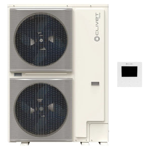 Pompa di calore aria acqua Clivet Edge EVO 2.0 EXC 18 kW inverter WiFi A+++ - MONOBLOCCO TRIFASE Clivet
