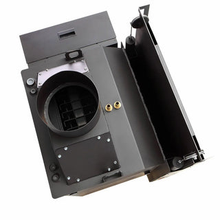 Termocamino policombustibile Girolami TC EVO BIO 80 30 kW caricatore lato destro Girolami