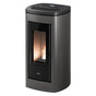 Stufa a pellet Cadel Eclipse Plus 11 10,5 kW ad aria canalizzata WiFi Titanium Cadel