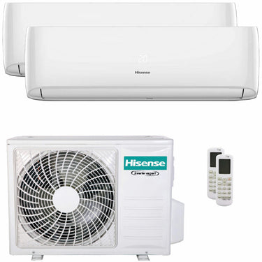 Condizionatore Hisense Hi-Comfort 2025 dual split 9000+18000 BTU inverter A++ wifi unità esterna 6.3 kW