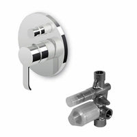 Set miscelatore vasca-doccia Zucchetti SUP + corpo incasso R99684 Zucchetti