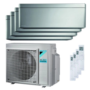Condizionatore Daikin Stylish quadri split 5000+5000+7000+15000 BTU inverter A++ wifi unità esterna 6,8 kW Daikin