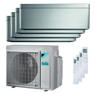 Condizionatore Daikin Stylish quadri split 5000+5000+9000+18000 BTU inverter A++ wifi unità esterna 6,8 kW