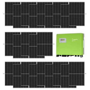 Kit fotovoltaico 10 kW con 23 pannelli fotovoltaici Trina Solar 450 W + Inverter Energy trifase 10 kW Trina Solar