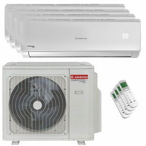 Condizionatore Ariston ALYS R32 quadri split 9000+9000+12000+18000 BTU inverter A++  unità esterna 10.6 kW Ariston