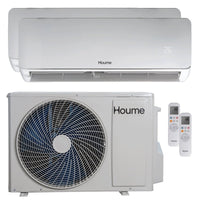 Condizionatore Houme Elèa Flow dual split 9000+12000 BTU R32 inverter A++ WiFi unità esterna 5,3 kW