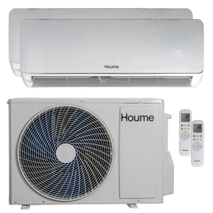Condizionatore Houme Elèa Flow dual split 9000+12000 BTU R32 inverter A++ WiFi unità esterna 5,3 kW Houme