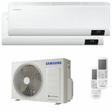 Condizionatore Samsung Cebu Wi-Fi dual split 9000+12000 BTU inverter A+++ wifi unità esterna 4,0 kW