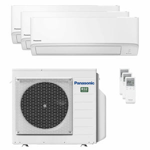 Condizionatore Panasonic Serie TZ trial split 7000+7000+18000 BTU inverter A+++ wifi unità esterna 5.2 kW Panasonic