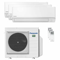Condizionatore Panasonic Serie TZ trial split 9000+12000+12000 BTU inverter A+++ wifi unità esterna 5.2 kW Panasonic