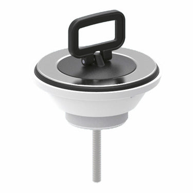 Piletta Valsir per lavatoio in ceramica 1"1/4 con tappo senza troppopieno
