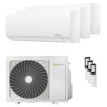 Condizionatore Beretta BREVA E trial split 9000+9000+9000 BTU inverter A++  unità esterna 5.5 kW