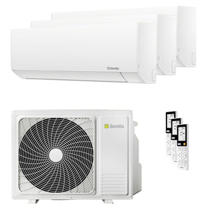 Condizionatore Beretta BREVA E trial split 9000+9000+12000 BTU inverter A++  unità esterna 5.5 kW