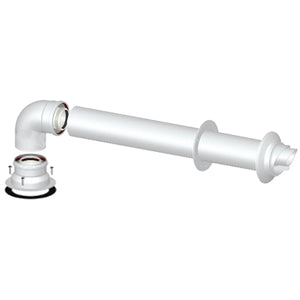 Kit scarico fumi coassiale orizzontale ø 60/100 M/F per caldaie a condensazione Bosch