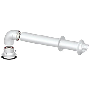 Kit scarico fumi coassiale orizzontale ø 60/100 M/F per caldaie a condensazione Bosch Stabile