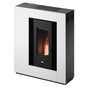 Stufa a pellet Cadel Vesta Plus 11 Autoclean canalizzata 10,5 kW Wi-Fi metallo bianco