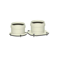 Kit sdoppiato scarico fumi ø 80/80 per caldaie a condensazione Immergas in PP
