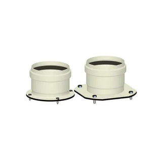 Kit sdoppiato scarico fumi ø 80/80 per caldaie a condensazione Immergas in PP