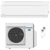 Condizionatore Panasonic Etherea dual split 9000+18000 BTU inverter A++ wifi unità esterna 5.2 kW Bianco Opaco Panasonic