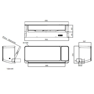 Condizionatore Grundig PROLOGUE GR-4 9000 BTU R32 Inverter WiFi A++/A+ GRUNDIG