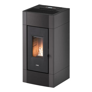 Stufa a pellet CADEL Cristal 9 ad aria 8,5 kW - WiFi ANTRACITE Cadel