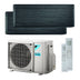 Condizionatore Daikin Stylish dual split 5000+5000 BTU inverter A+++ wifi unità esterna 4,0 kW Daikin