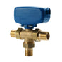 Valvola a sfera motorizzata MUT TMO 3 vie Ø1/2" M/M/M 230V con relè
