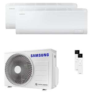 Condizionatore Samsung Cebu S2 dual split 7000+18000 BTU inverter A++ wifi unità esterna 5.2 kW Samsung