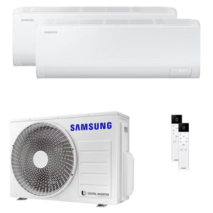 Condizionatore Samsung Cebu S2 dual split 7000+18000 BTU inverter A++ wifi unità esterna 5.2 kW