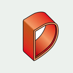 Guarnizione apparecchio/riduzione per tubo ø 35 mm Fondital