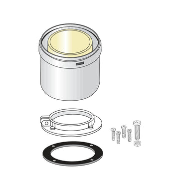 Kit attacco coassiale Fondital Ø60/100 mm per scarico fumi
