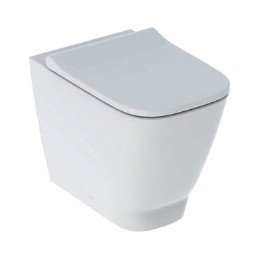 Vaso a pavimento Geberit Smyle rimfree con sedile