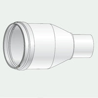 Riduzione ø 60 mm ÷ ø 35 mm f/m (bianco) Fondital