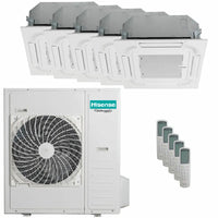 Condizionatore Hisense Cassetta ACT penta split 9000+9000+9000+12000+12000 BTU inverter unità esterna 12.5 kW Hisense