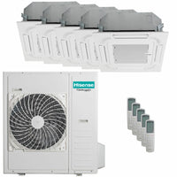 Condizionatore Hisense Cassetta ACT penta split 9000+9000+9000+9000+12000 BTU inverter unità esterna 12.5 kW