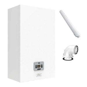 Caldaia Ferroli Theta 24 C a condensazione 20 kW camera stagna metano-gpl con kit scarico fumi coassiale Ferroli