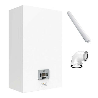 Caldaia Ferroli Theta 24 C a condensazione 20 kW camera stagna metano-gpl con kit scarico fumi coassiale Ferroli