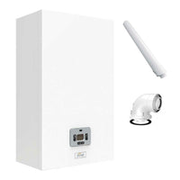 Caldaia Ferroli Theta 24 C a condensazione 20 kW camera stagna metano-gpl con kit scarico fumi coassiale