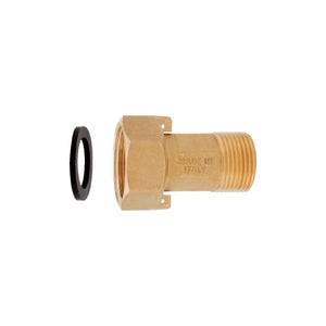 Dado e codolo in ottone Ø 1 1/4" x 1" - COPPIA