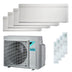 Condizionatore Daikin Stylish quadri split 5000+5000+5000+5000 BTU inverter A+++ wifi unità esterna 6,8 kW