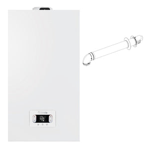 Caldaia a condensazione Beretta CIAO X 25C camera stagna 19 kW metano con kit scarico fumi coassiale
