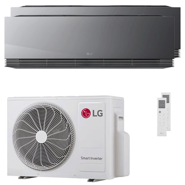 Condizionatore LG ARTCOOL Mirror AI dual split 12000+12000 BTU inverter A+++ wifi unità esterna 5.3 kW